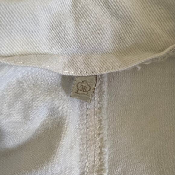Farm Rio White Shortalls Overalls Women's Size 36 / US 4-6 - Picture 4 of 8